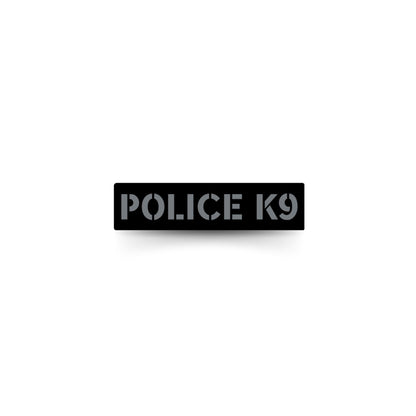 [POLICE K9] Operator PVC Patch [BLK/GRY]-13 Fifty Apparel