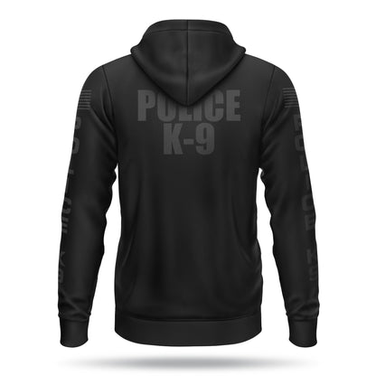 [POLICE K9] Performance Full-Zip Hoodie [BLK/BLK]-13 Fifty Apparel