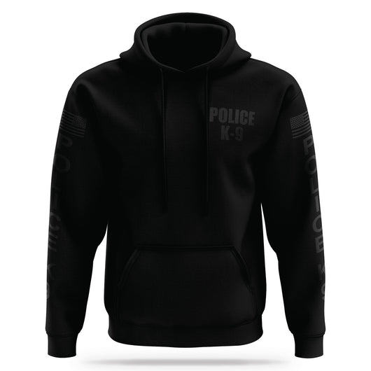 [POLICE K9] Performance Hoodie 2.0 [BLK/BLK]-13 Fifty Apparel