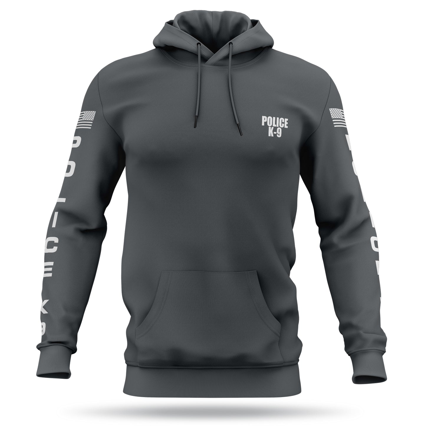[POLICE K9] Performance Hoodie 2.0 [GRY/WHT]-13 Fifty Apparel