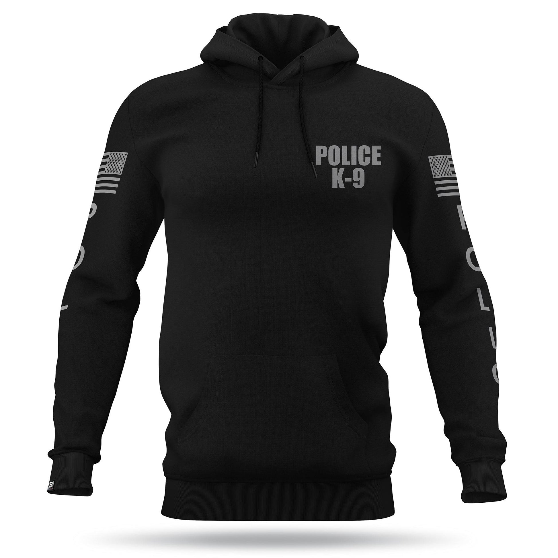 [POLICE K9] Performance Hoodie [BLK/GRY] 13 Fifty Apparel 