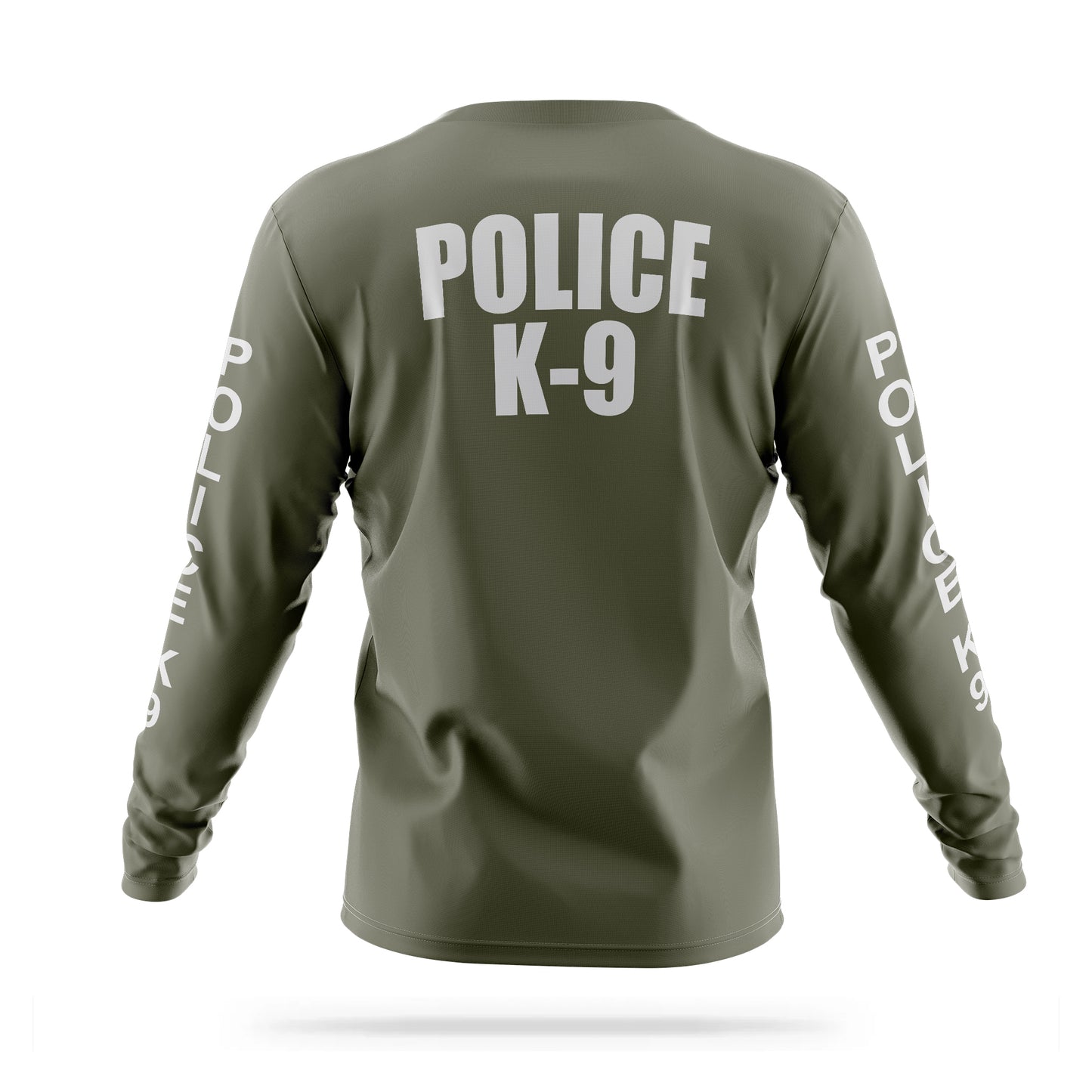 [POLICE K9] Reflective Men's Utility Long Sleeve [GRN/REF] 13 Fifty Apparel 