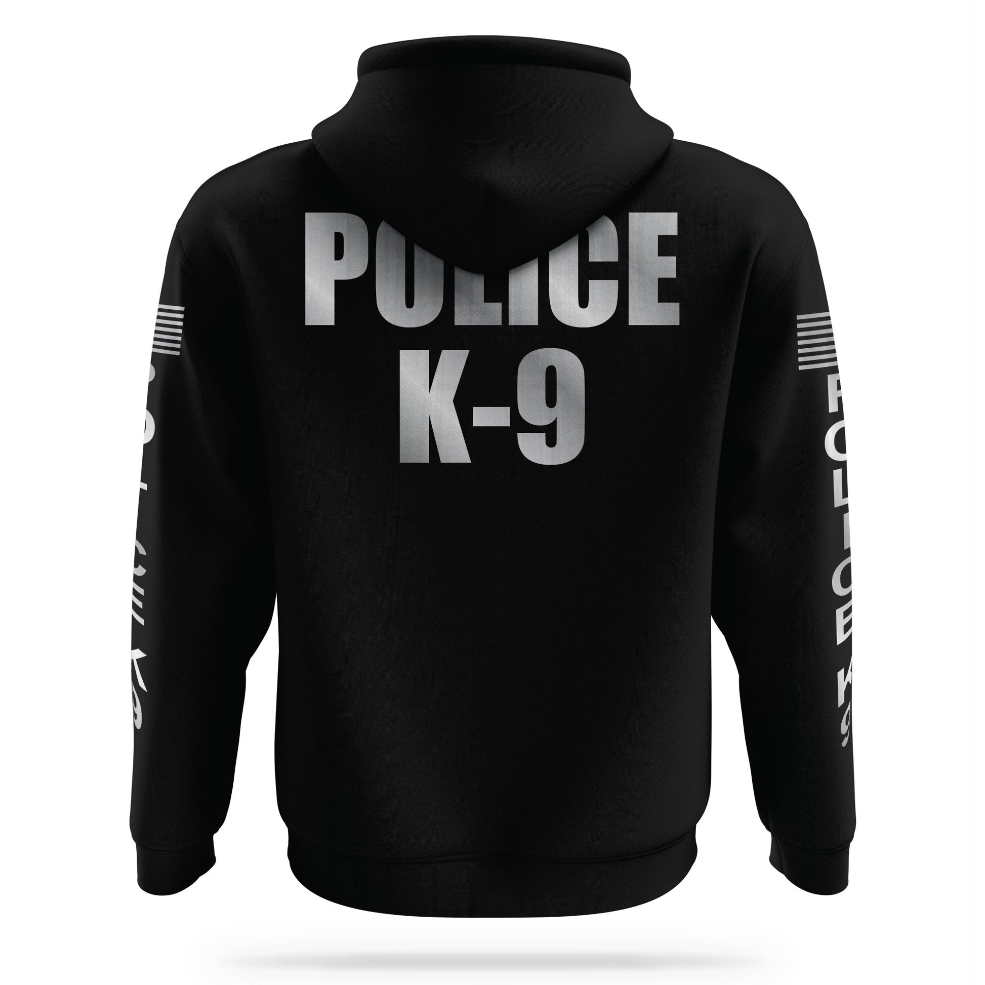 [POLICE K9] Reflective Performance Hoodie 2.0 [BLK/REF]-13 Fifty Apparel