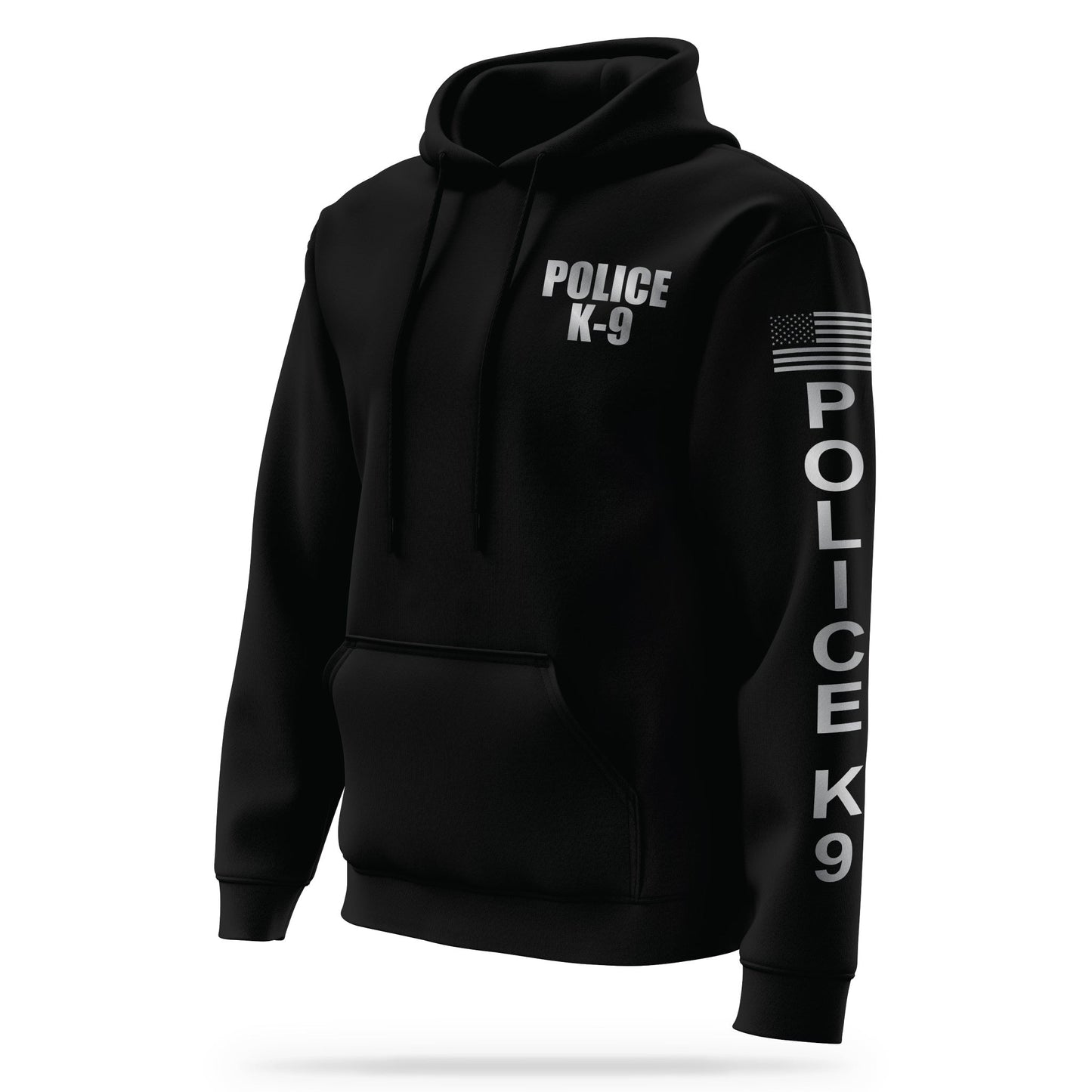 [POLICE K9] Reflective Performance Hoodie 2.0 [BLK/REF]-13 Fifty Apparel