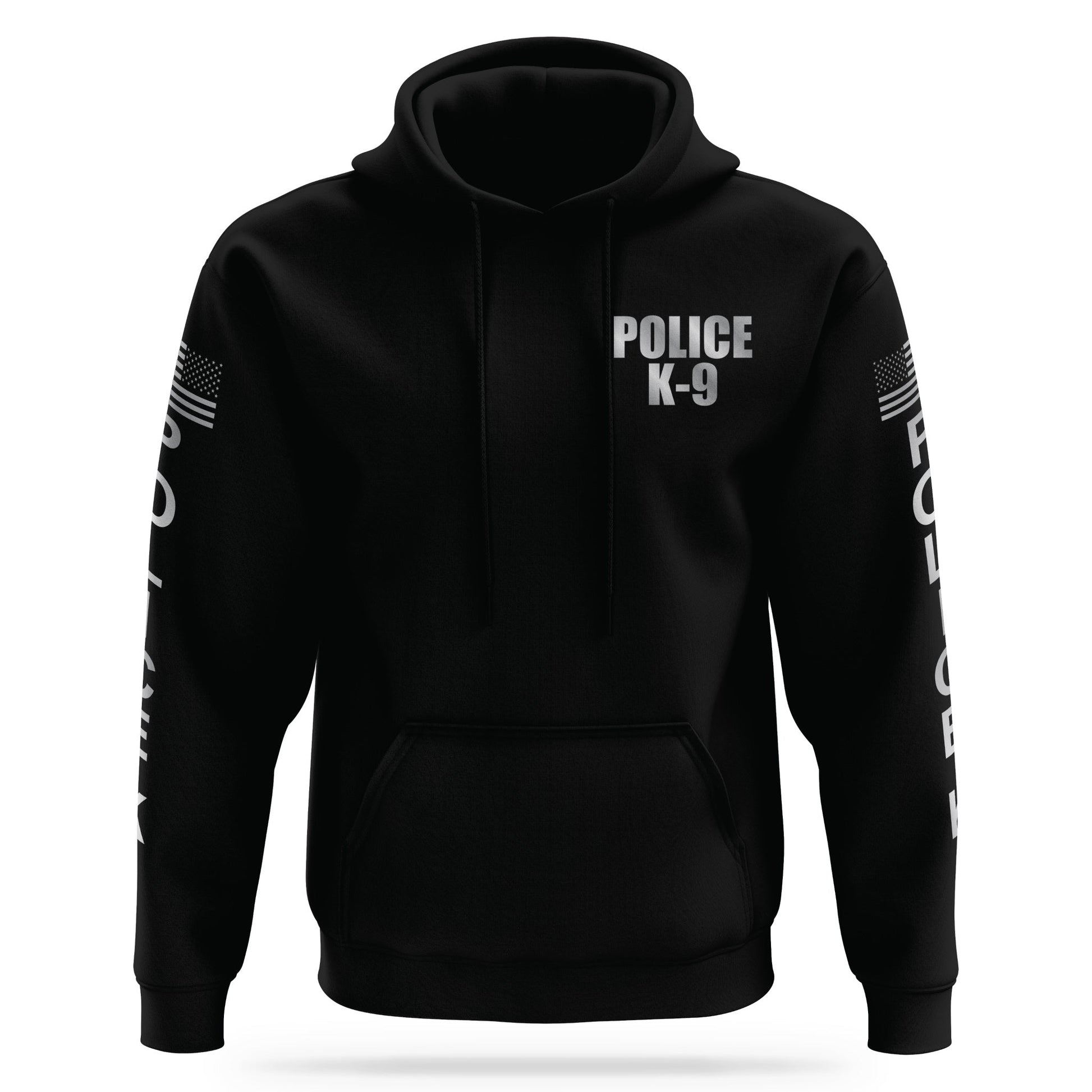 [POLICE K9] Reflective Performance Hoodie 2.0 [BLK/REF]-13 Fifty Apparel