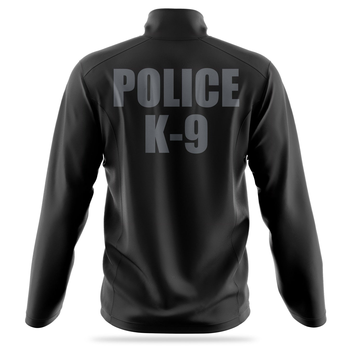 [POLICE K9] Reflective Soft Shell Jacket [BLK/REF]-13 Fifty Apparel