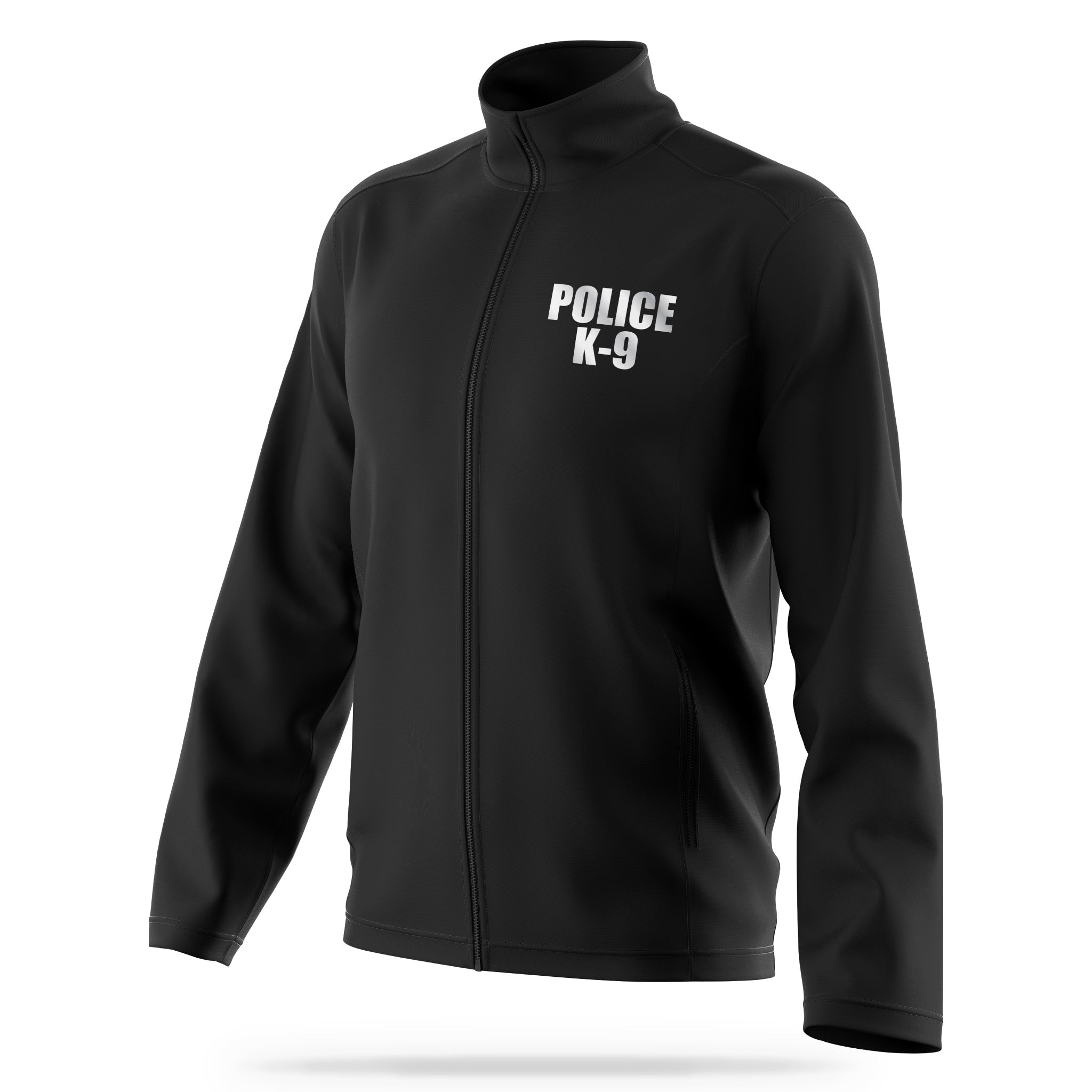 POLICE K9] Reflective Soft Shell Jacket [BLK/REF] | 13 Fifty Apparel