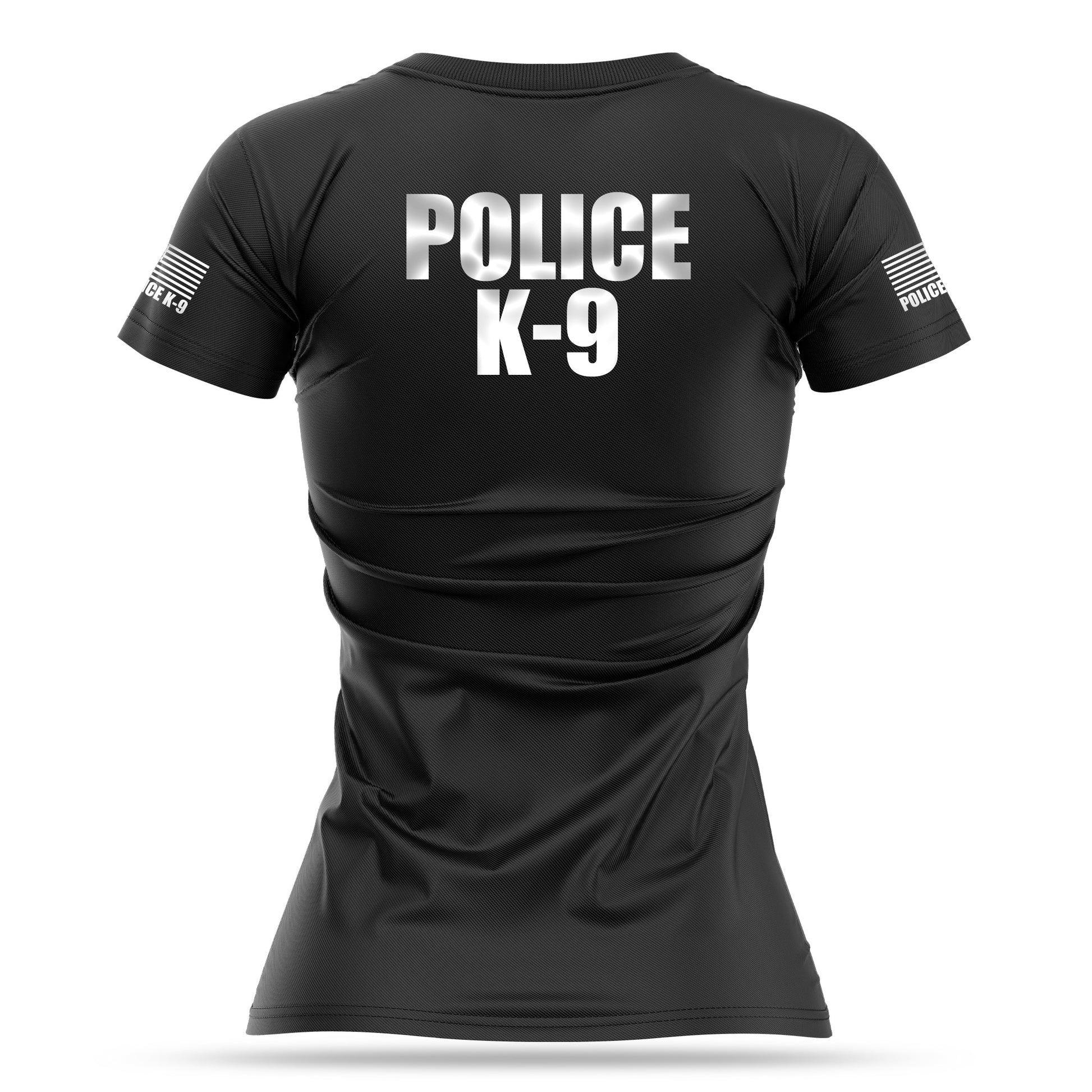 [POLICE K9] Reflective Women's Utility Shirt [BLK/REF]-13 Fifty Apparel
