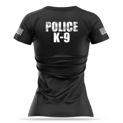 [POLICE K9] Reflective Women's Utility Shirt [BLK/REF]-13 Fifty Apparel