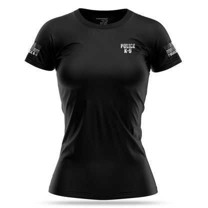 [POLICE K9] Reflective Women's Utility Shirt [BLK/REF]-13 Fifty Apparel