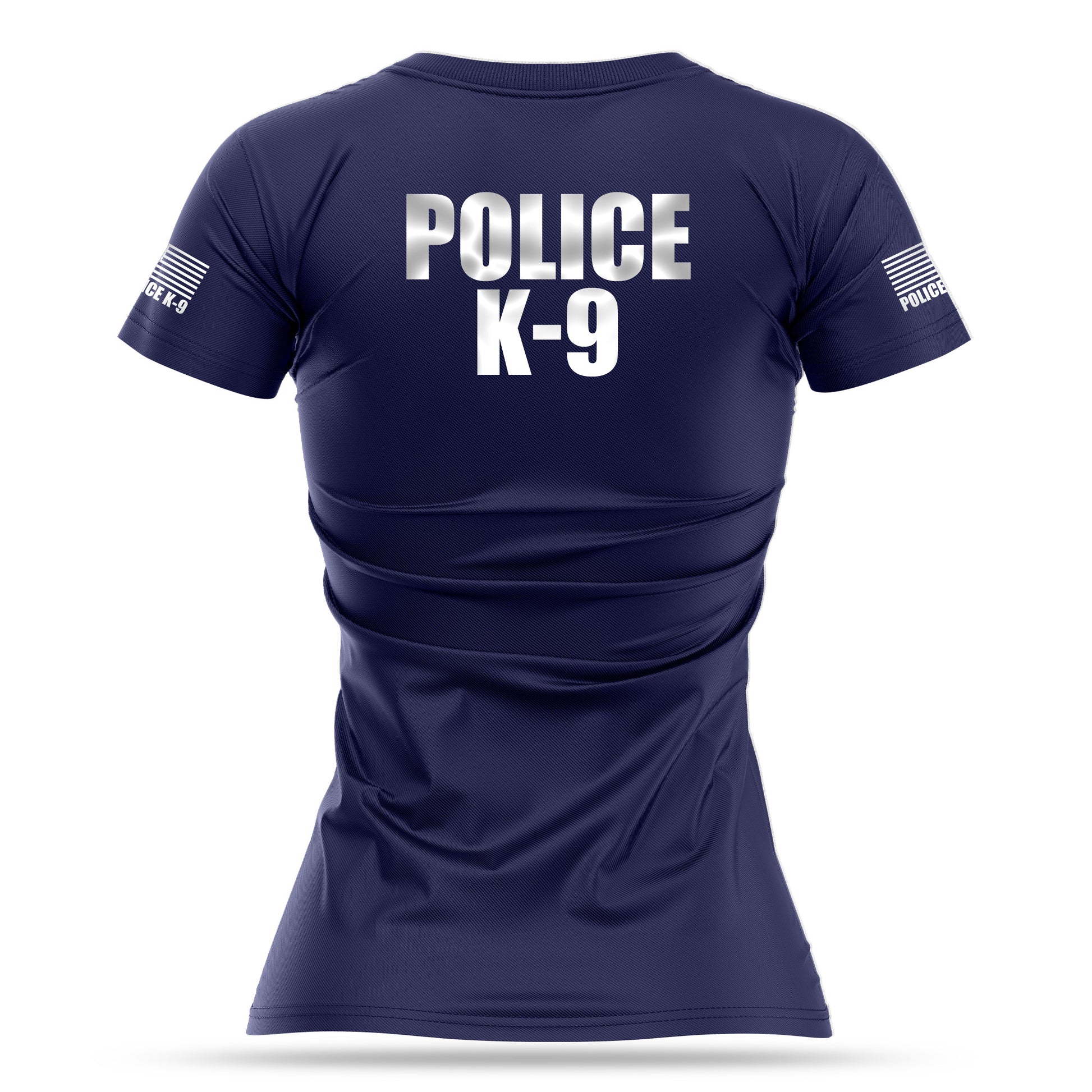 [POLICE K9] Reflective Women's Utility Shirt [NVY/REF]-13 Fifty Apparel