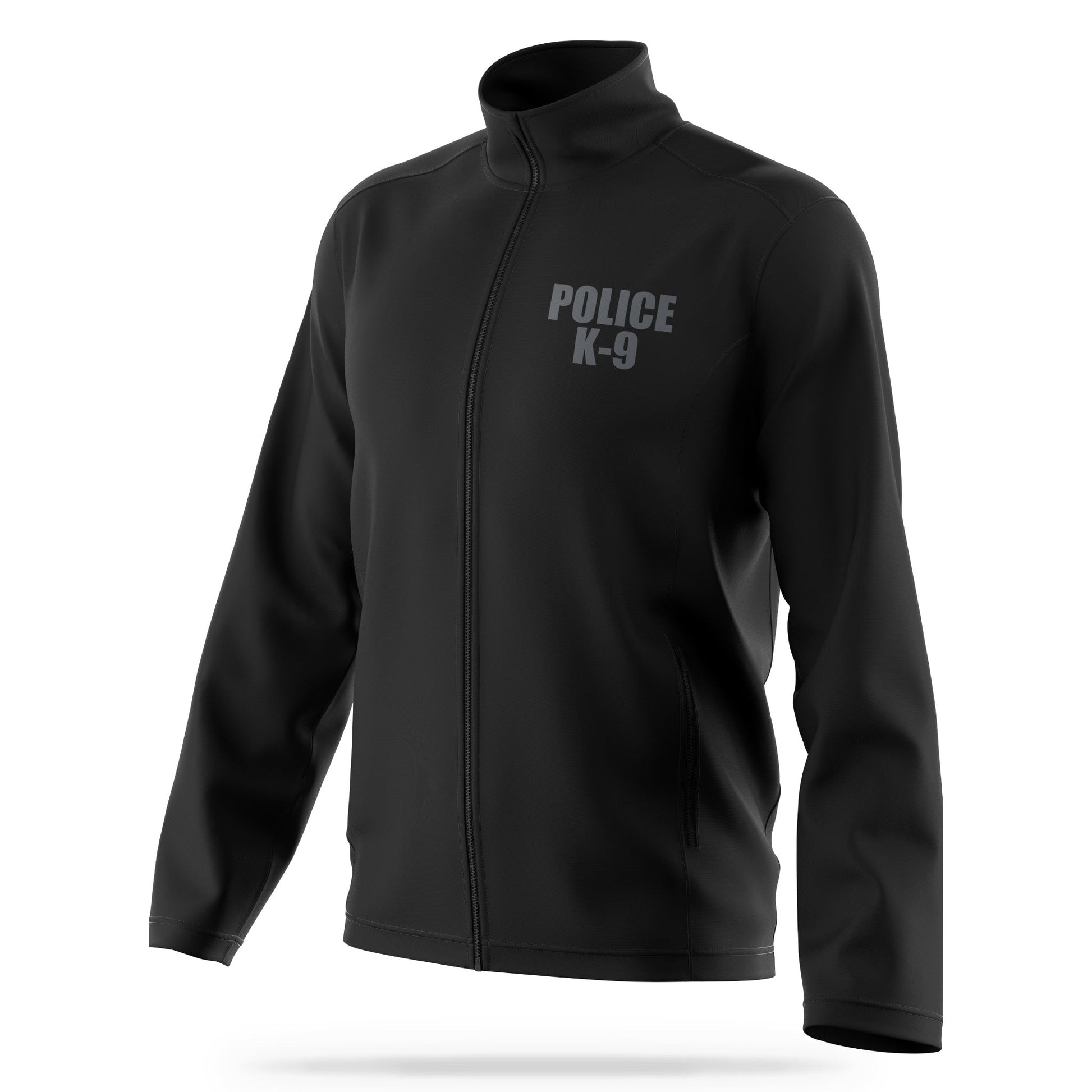 [POLICE K9] Soft Shell Jacket [BLK/GRY]-13 Fifty Apparel