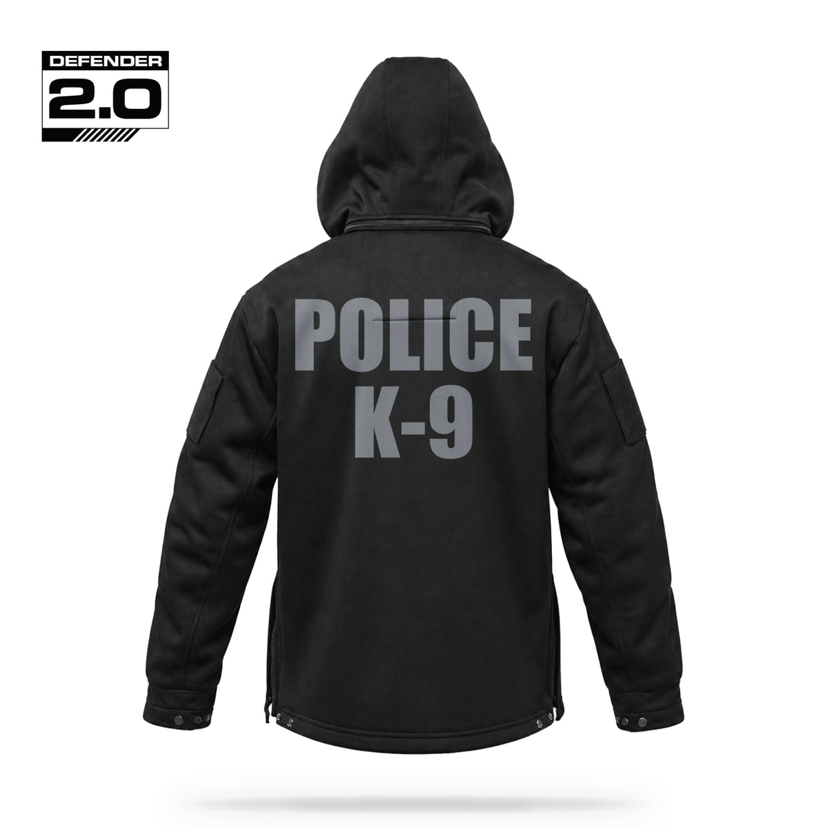 [POLICE K9] Tactical Defender Jacket [BLK/GRY]-13 Fifty Apparel