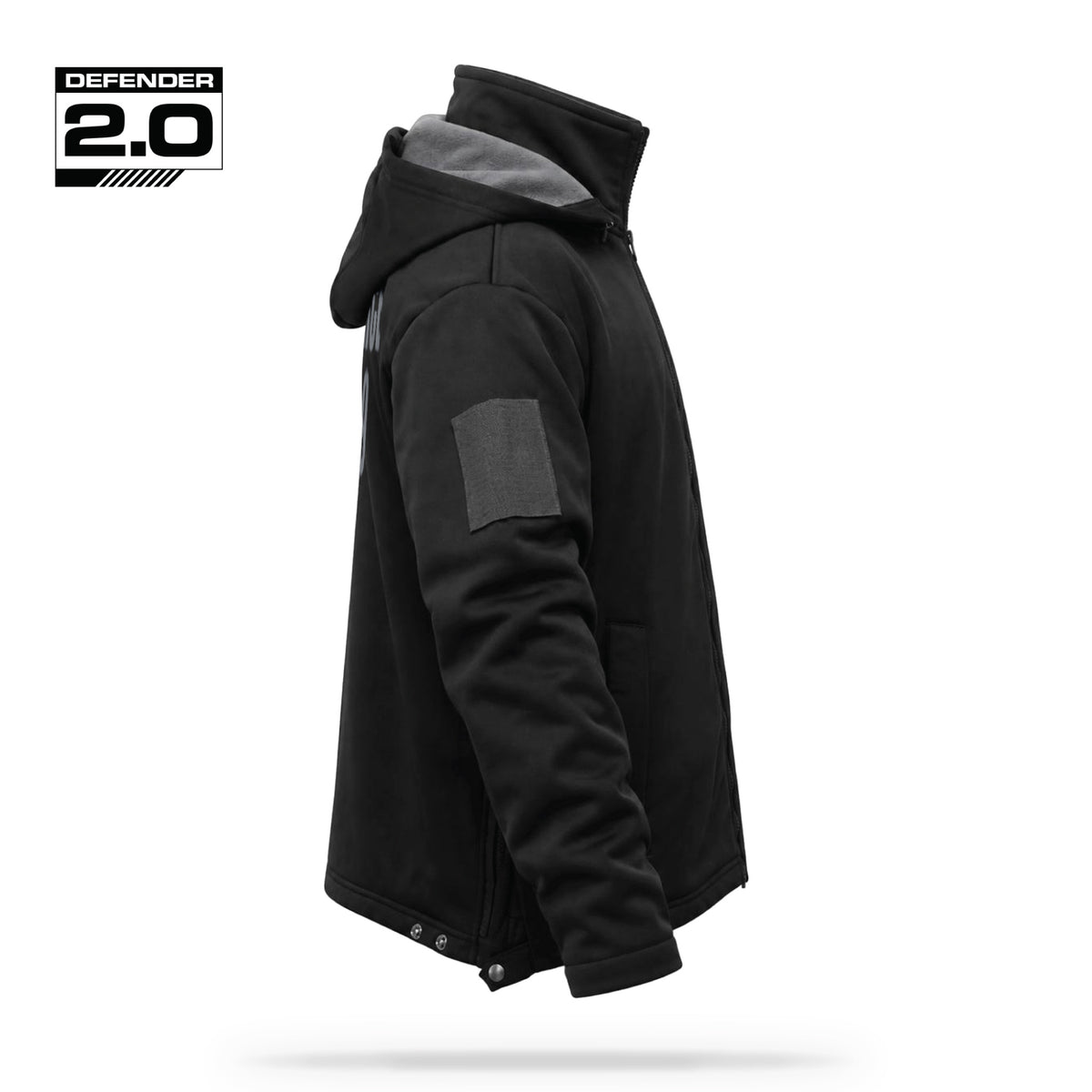 [POLICE K9] Tactical Defender Jacket [BLK/GRY]-13 Fifty Apparel