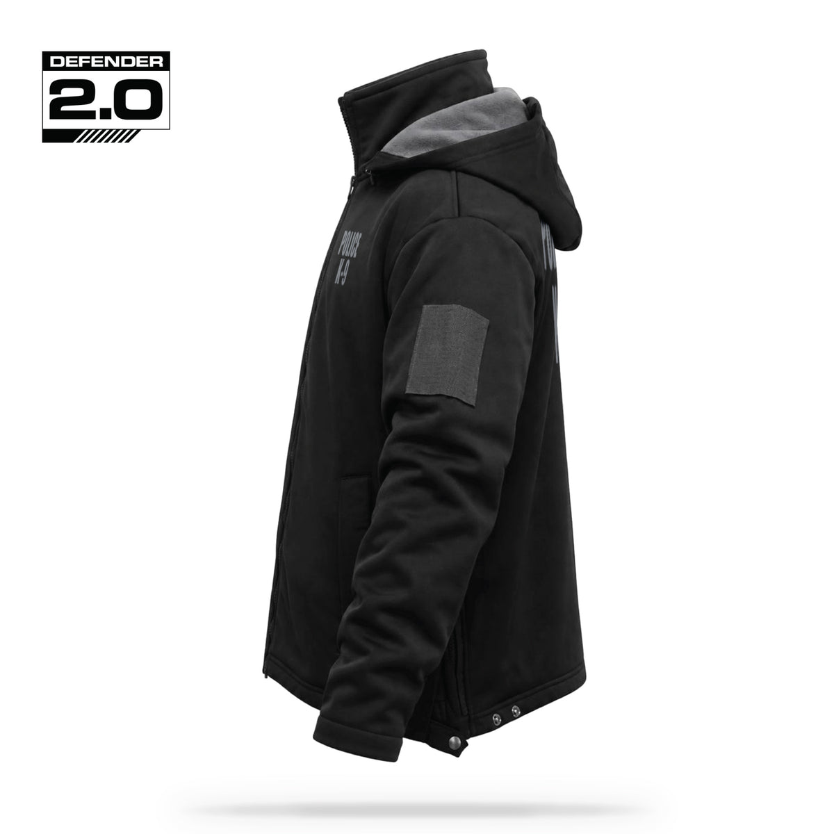 [POLICE K9] Tactical Defender Jacket [BLK/GRY]-13 Fifty Apparel