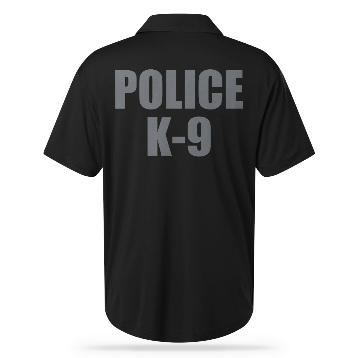 [POLICE K9] UTILITY POLO [BLK/GRY]-13 Fifty Apparel