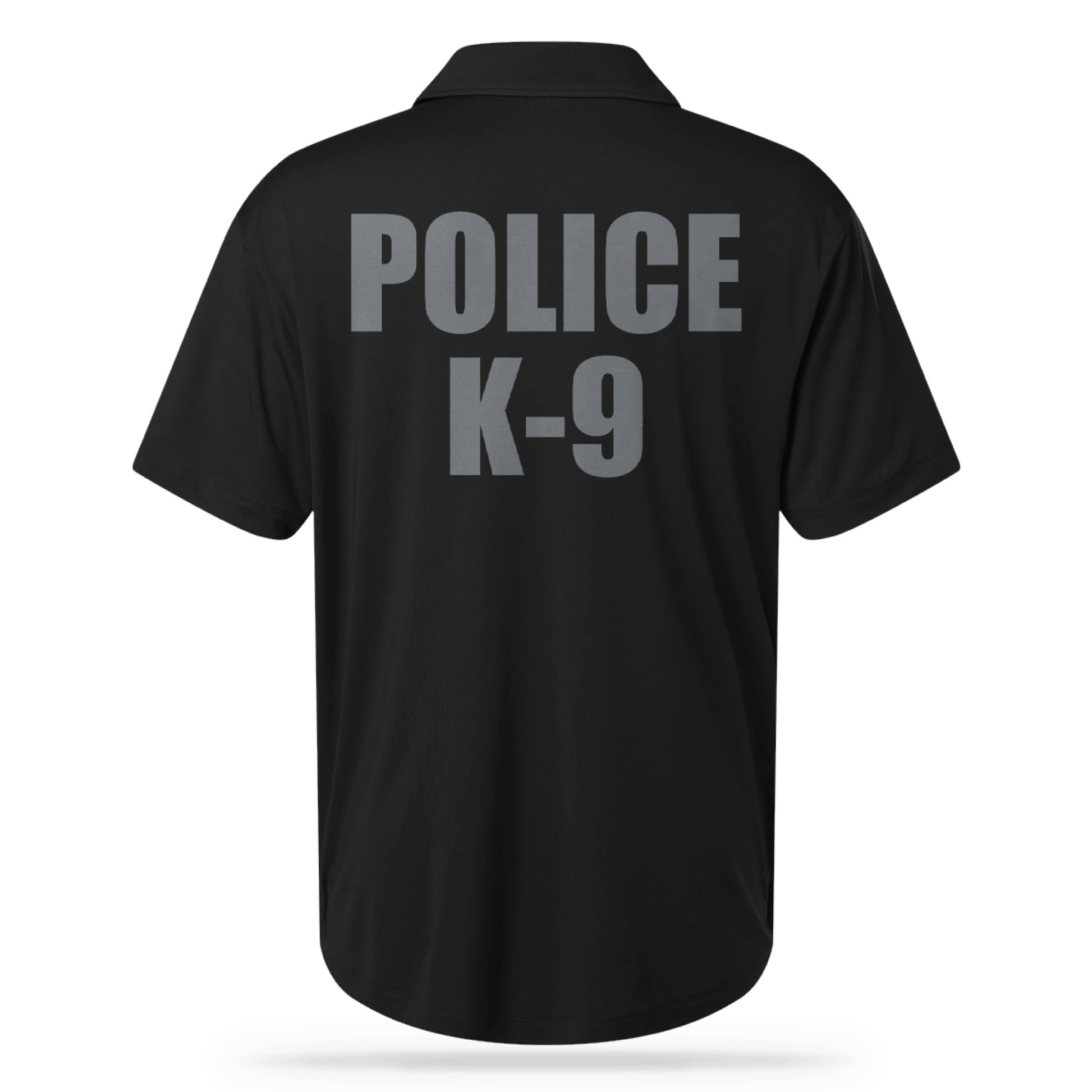 [POLICE K9] UTILITY POLO [BLK/GRY]-13 Fifty Apparel