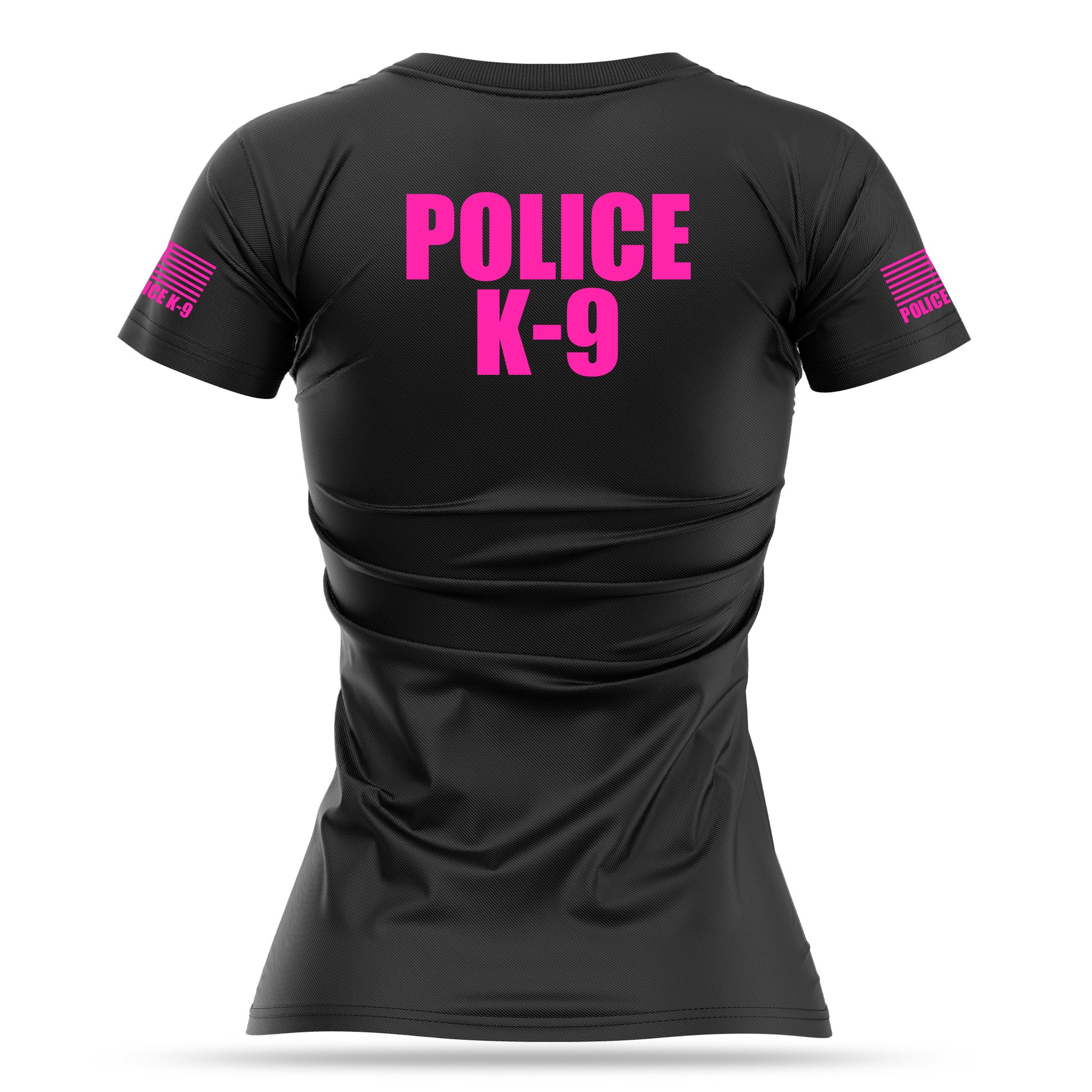 [POLICE K9] Women's Utility Shirt [BLK/PNK]-13 Fifty Apparel