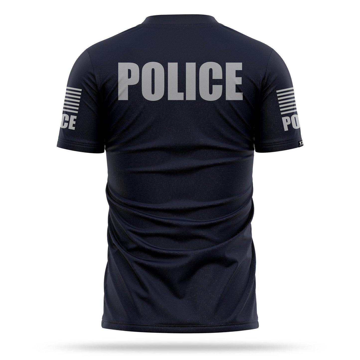 [POLICE] Men's Performance Shirt [NVY/GRY]-13 Fifty Apparel