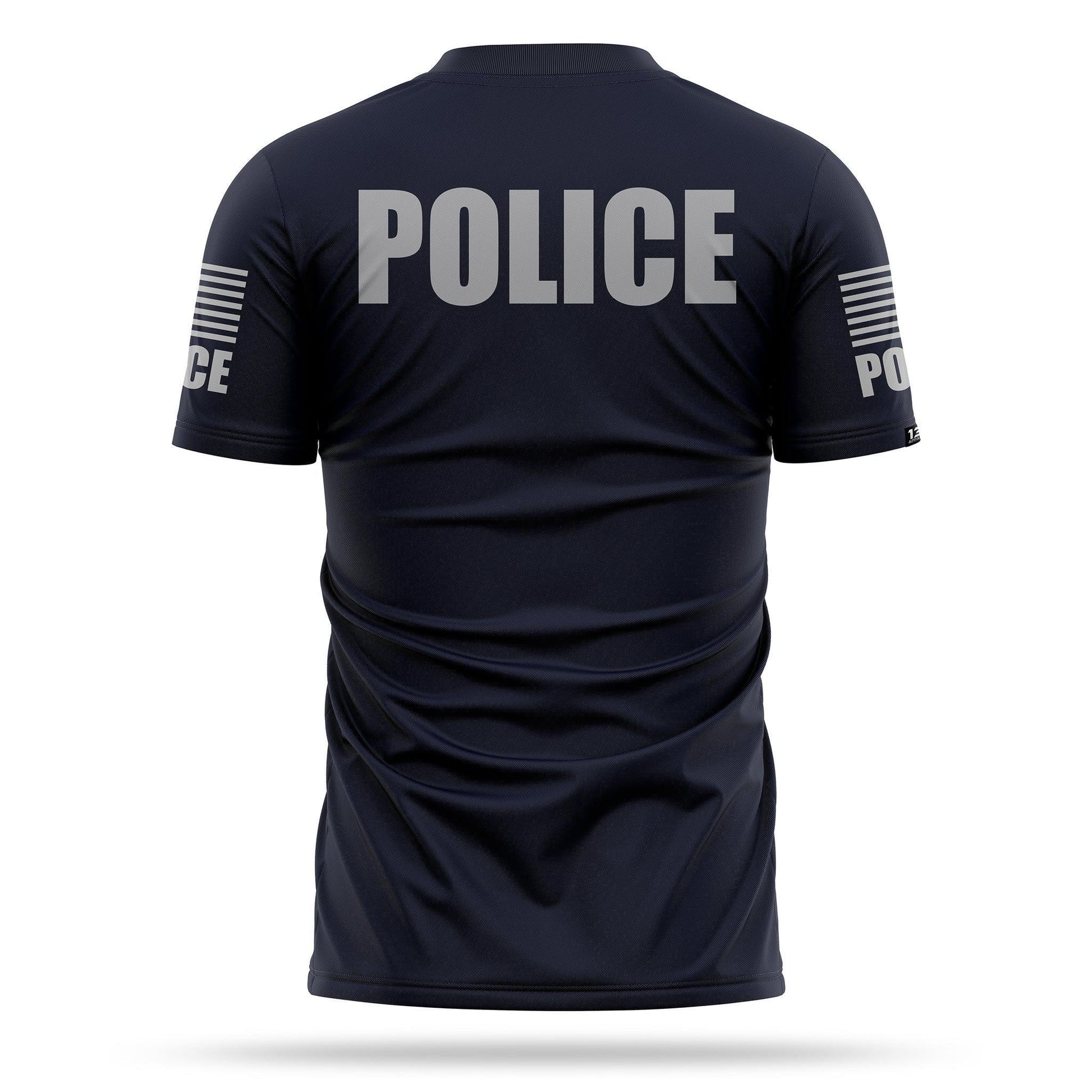 [POLICE] Men's Performance Shirt [NVY/GRY]-13 Fifty Apparel