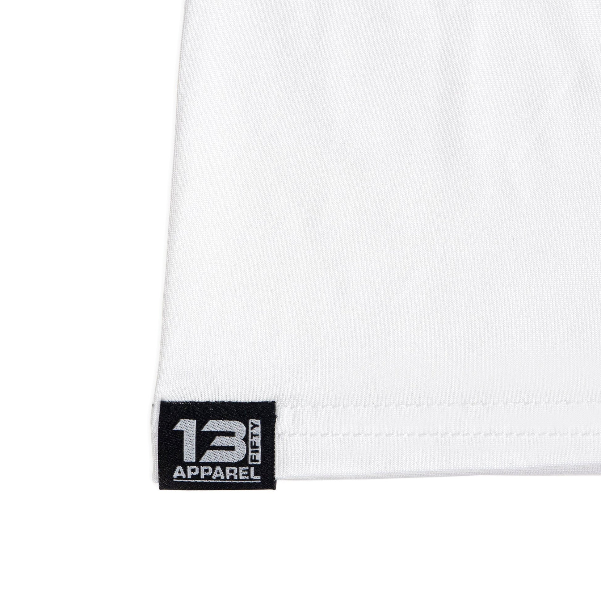 [POLICE] Men's Performance Shirt [WHT/BLK]-13 Fifty Apparel
