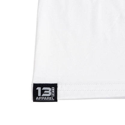 [POLICE] Men's Performance Shirt [WHT/BLK]-13 Fifty Apparel