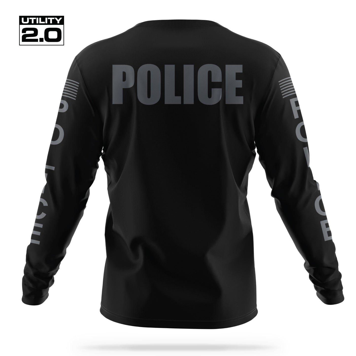 [POLICE] Men's Utility 2.0 Long Sleeve [BLK/GRY]-13 Fifty Apparel