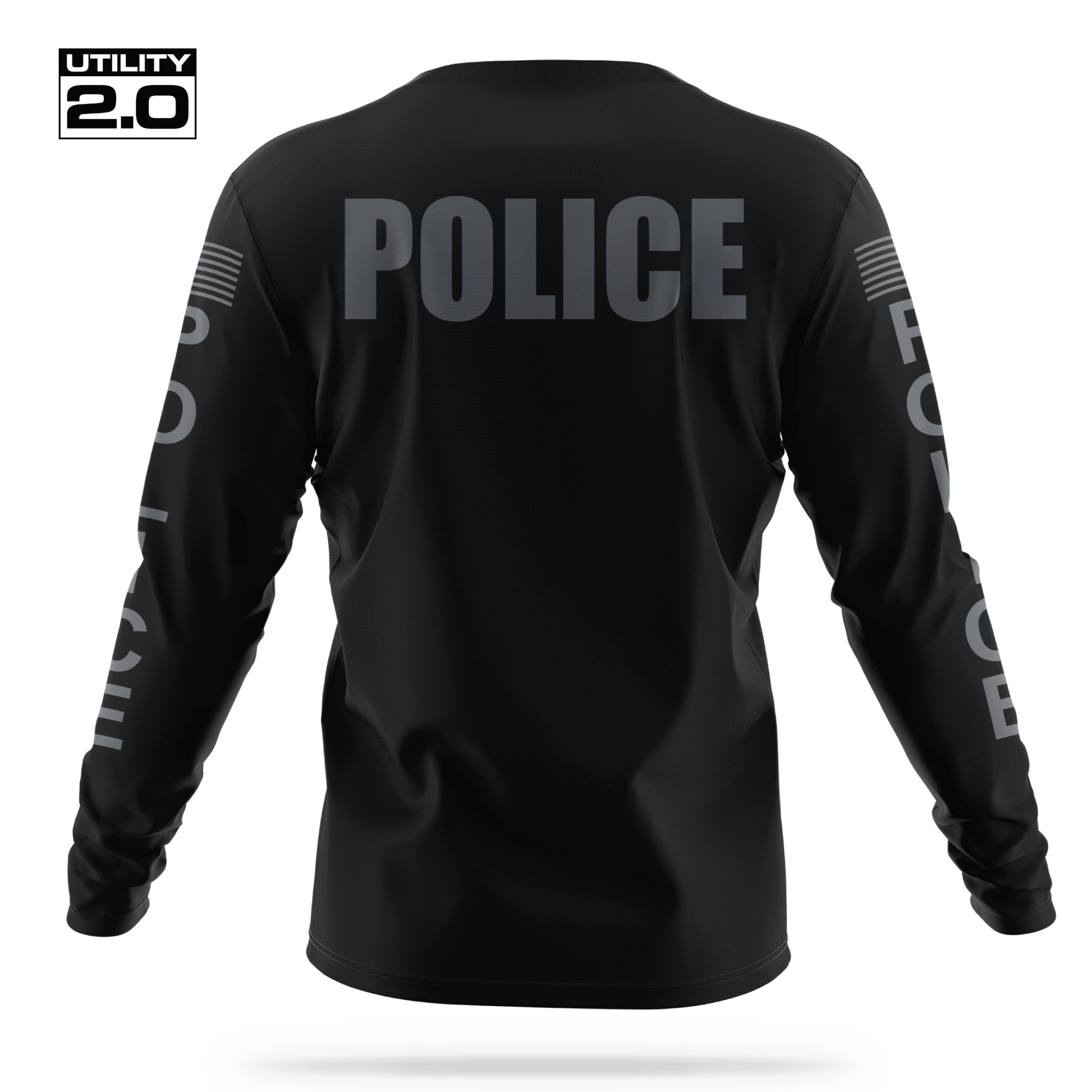 [POLICE] Men's Utility 2.0 Long Sleeve [BLK/GRY]-13 Fifty Apparel