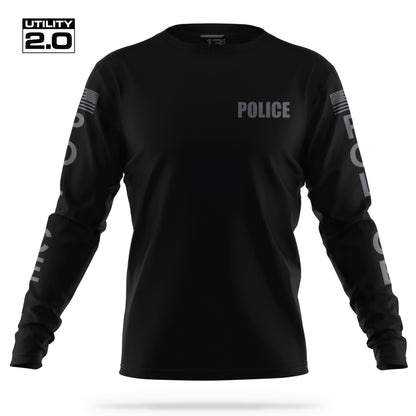 [POLICE] Men's Utility 2.0 Long Sleeve [BLK/GRY]-13 Fifty Apparel