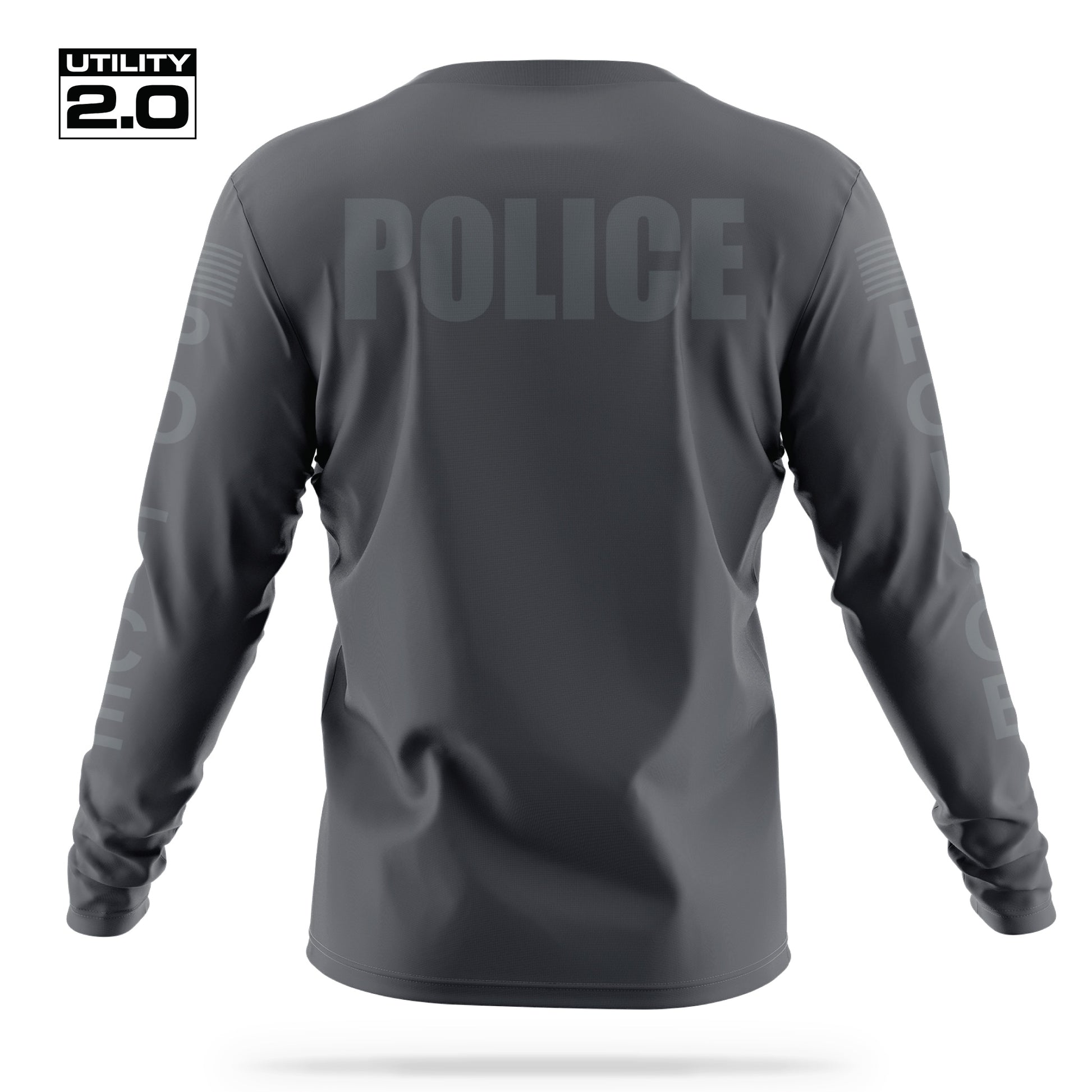 [POLICE] Men's Utility 2.0 Long Sleeve [CHAR/GRY]-13 Fifty Apparel