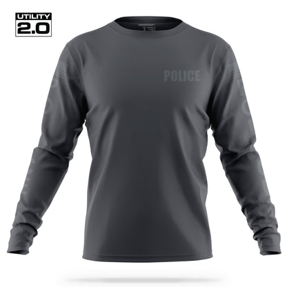 [POLICE] Men's Utility 2.0 Long Sleeve [CHAR/GRY]-13 Fifty Apparel