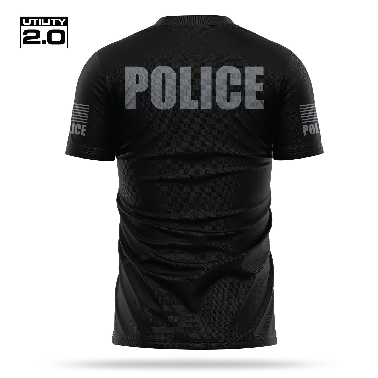 [POLICE] Men's Utility 2.0 Short Sleeve [BLK/GRY]-13 Fifty Apparel