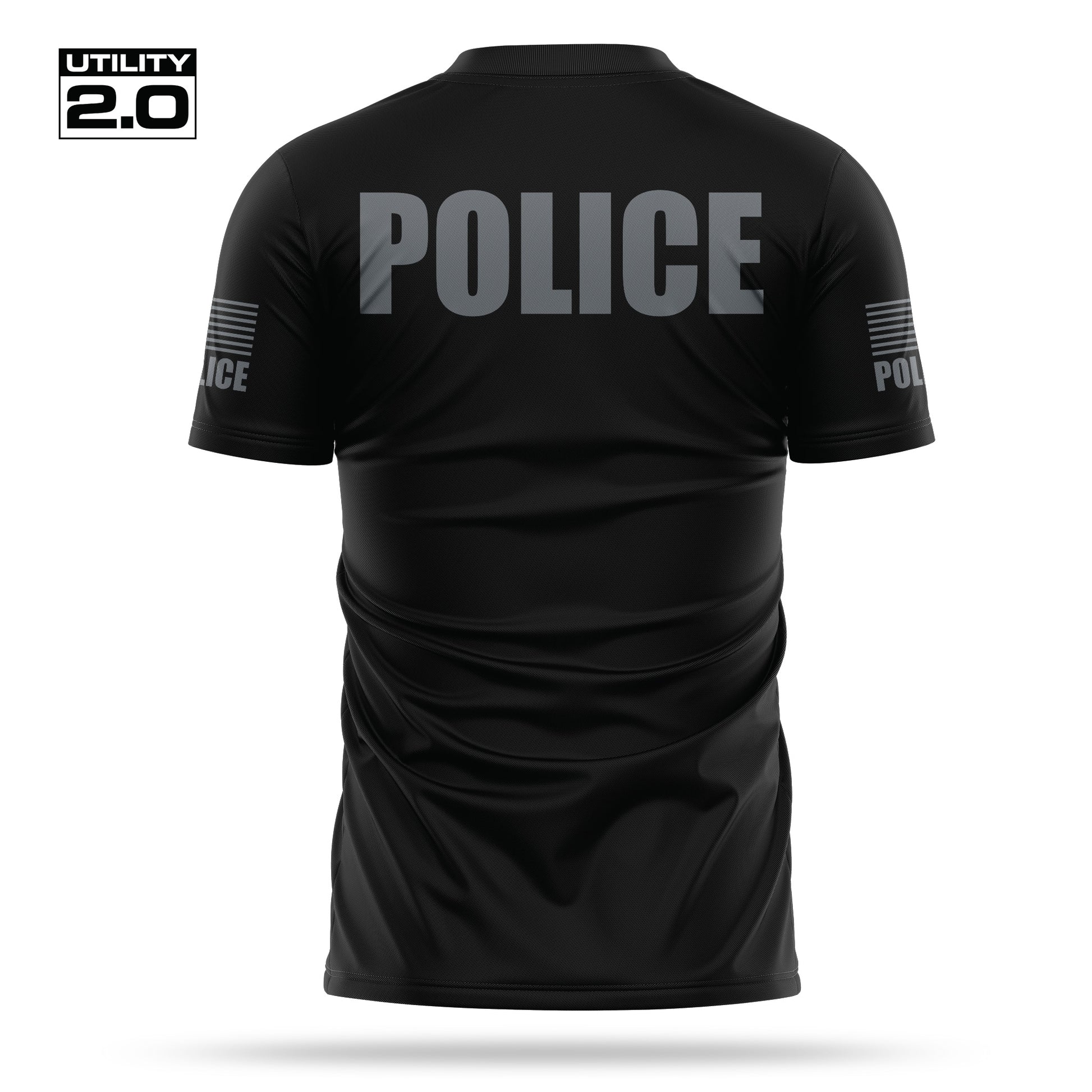 [POLICE] Men's Utility 2.0 Short Sleeve [BLK/GRY]-13 Fifty Apparel