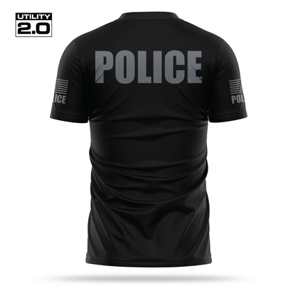 [POLICE] Men's Utility 2.0 Short Sleeve [BLK/GRY]-13 Fifty Apparel
