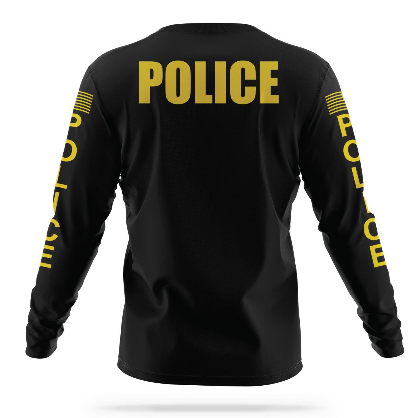 [POLICE] Men's Utility Long Sleeve [BLK/GLD]-13 Fifty Apparel