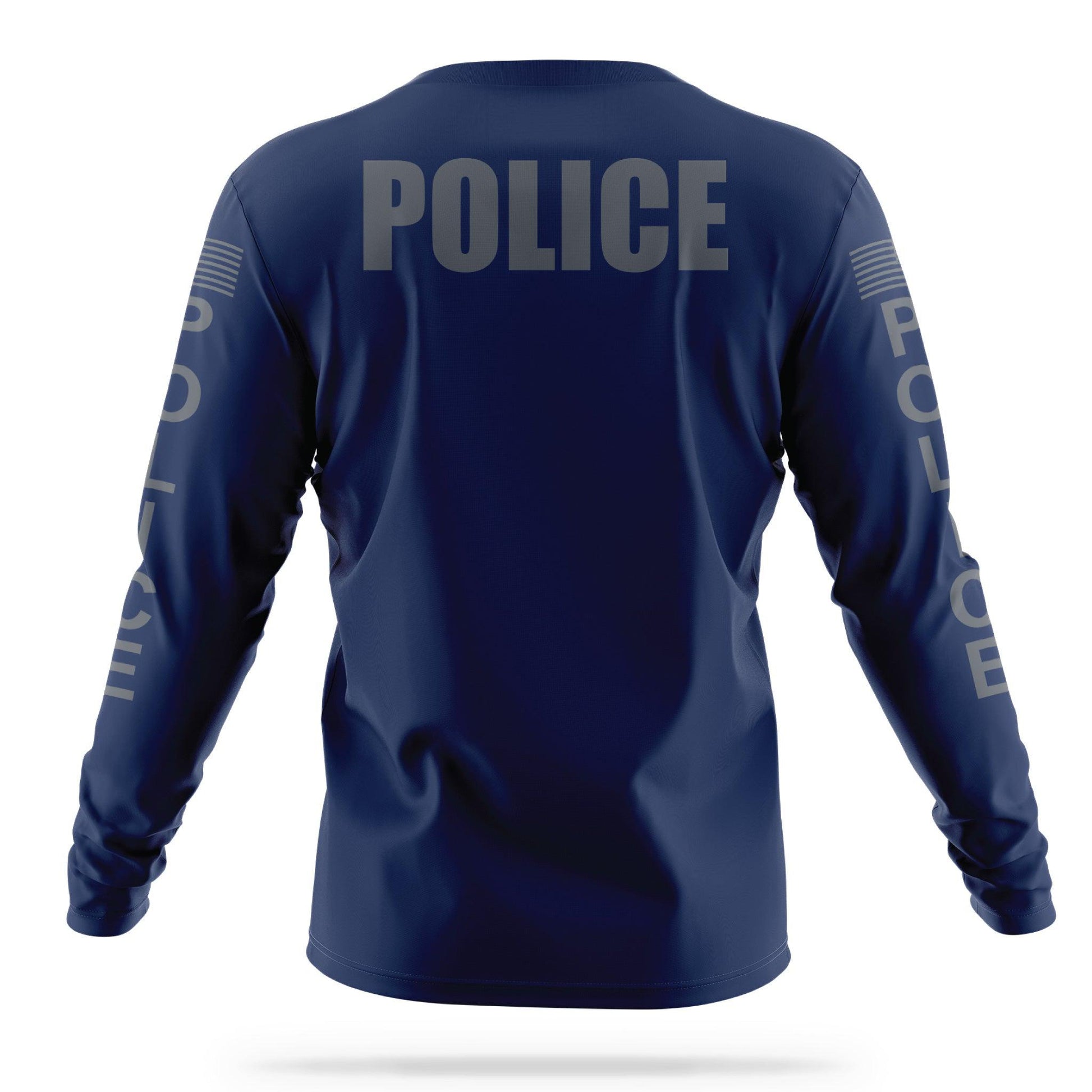[POLICE] Men's Utility Long Sleeve [NVY/GRY]-13 Fifty Apparel