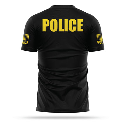 [POLICE] Men's Utility Shirt [BLK/GLD]-13 Fifty Apparel