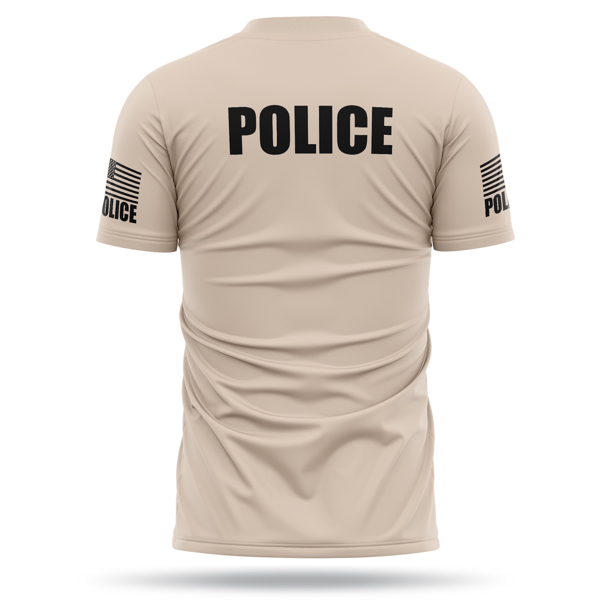 [POLICE] Men's Utility Shirt [SND/BLK]-13 Fifty Apparel