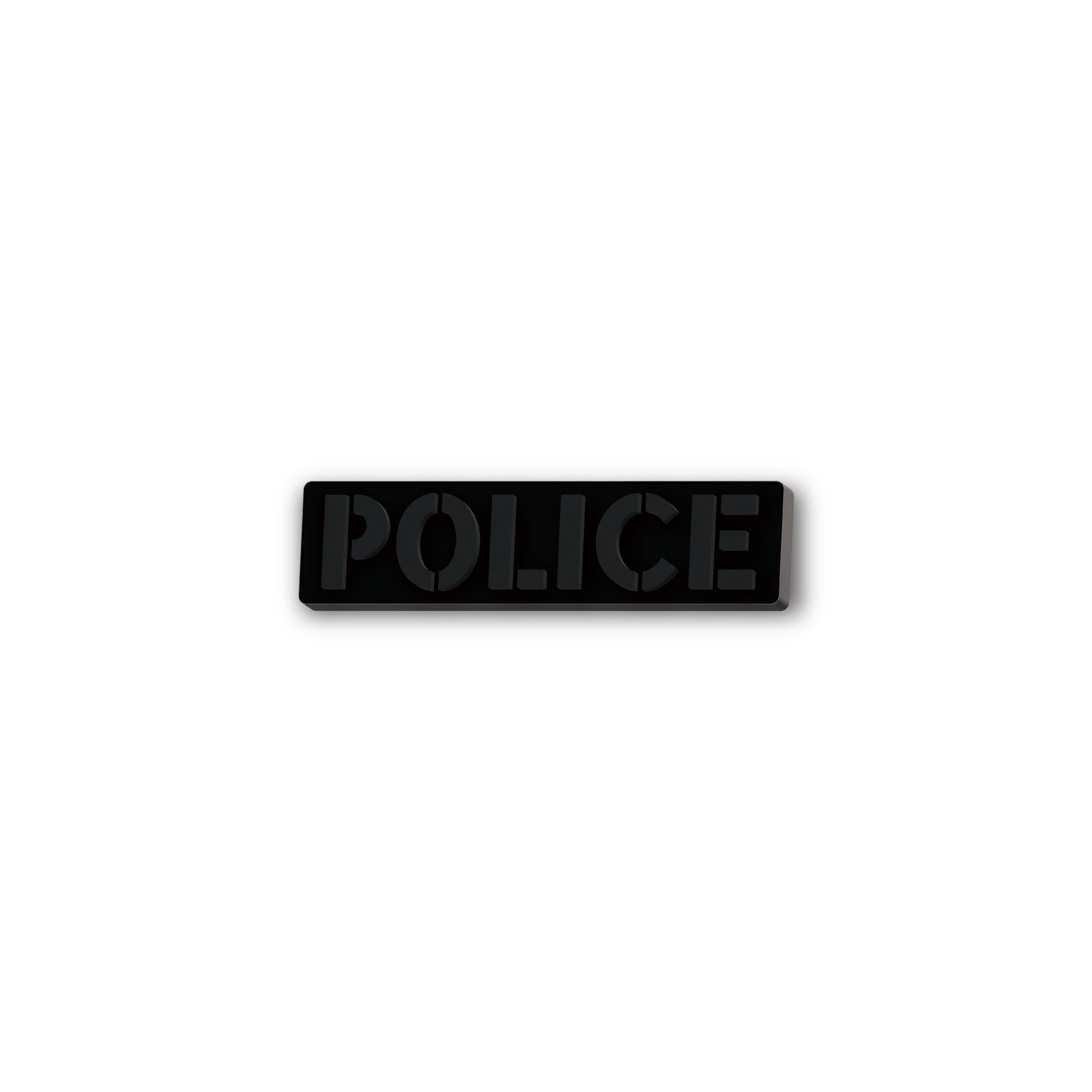 [POLICE] Operator PVC Patch [BLK/BLK]-13 Fifty Apparel