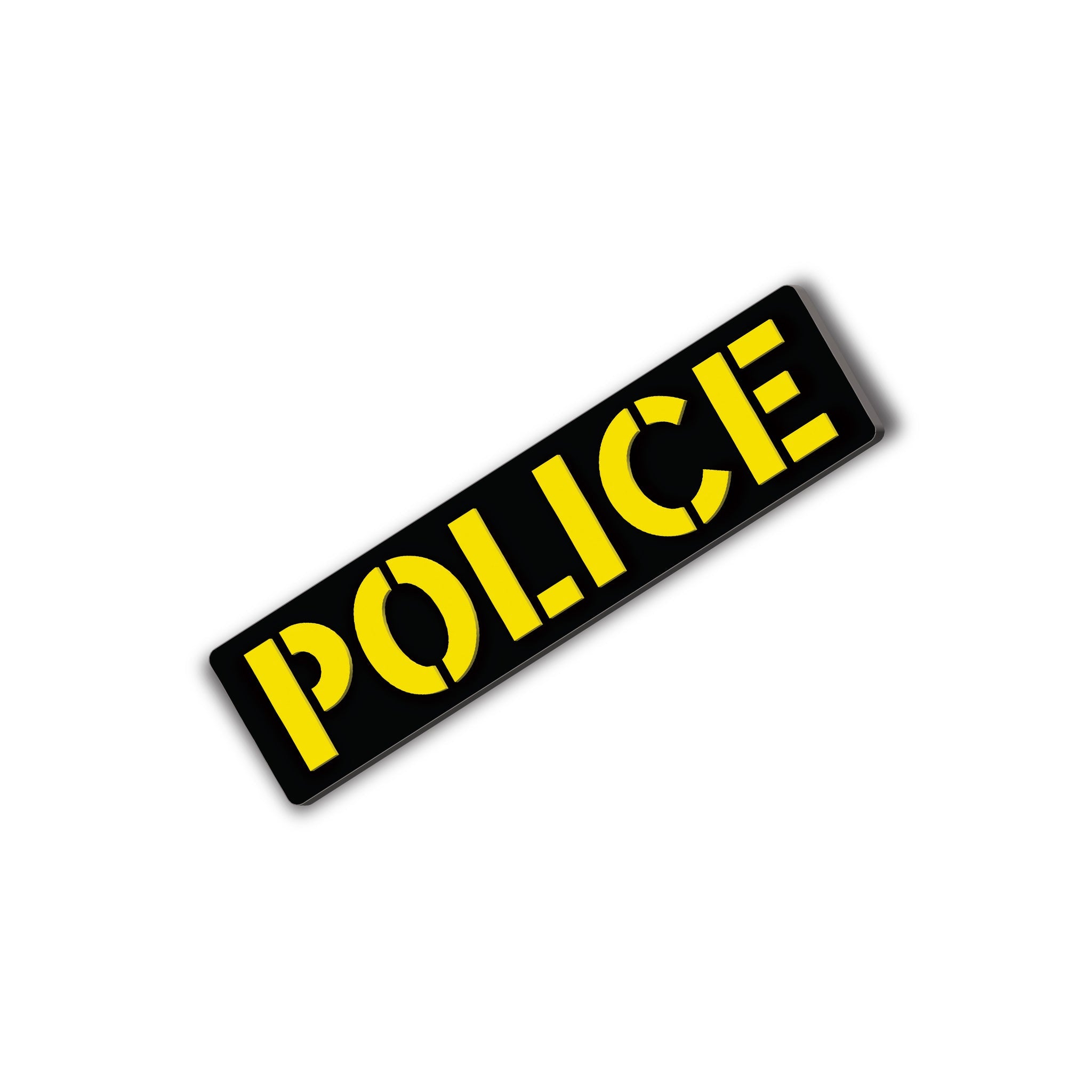POLICE] Operator PVC Patch [BLK/GLD] | 13 Fifty Apparel