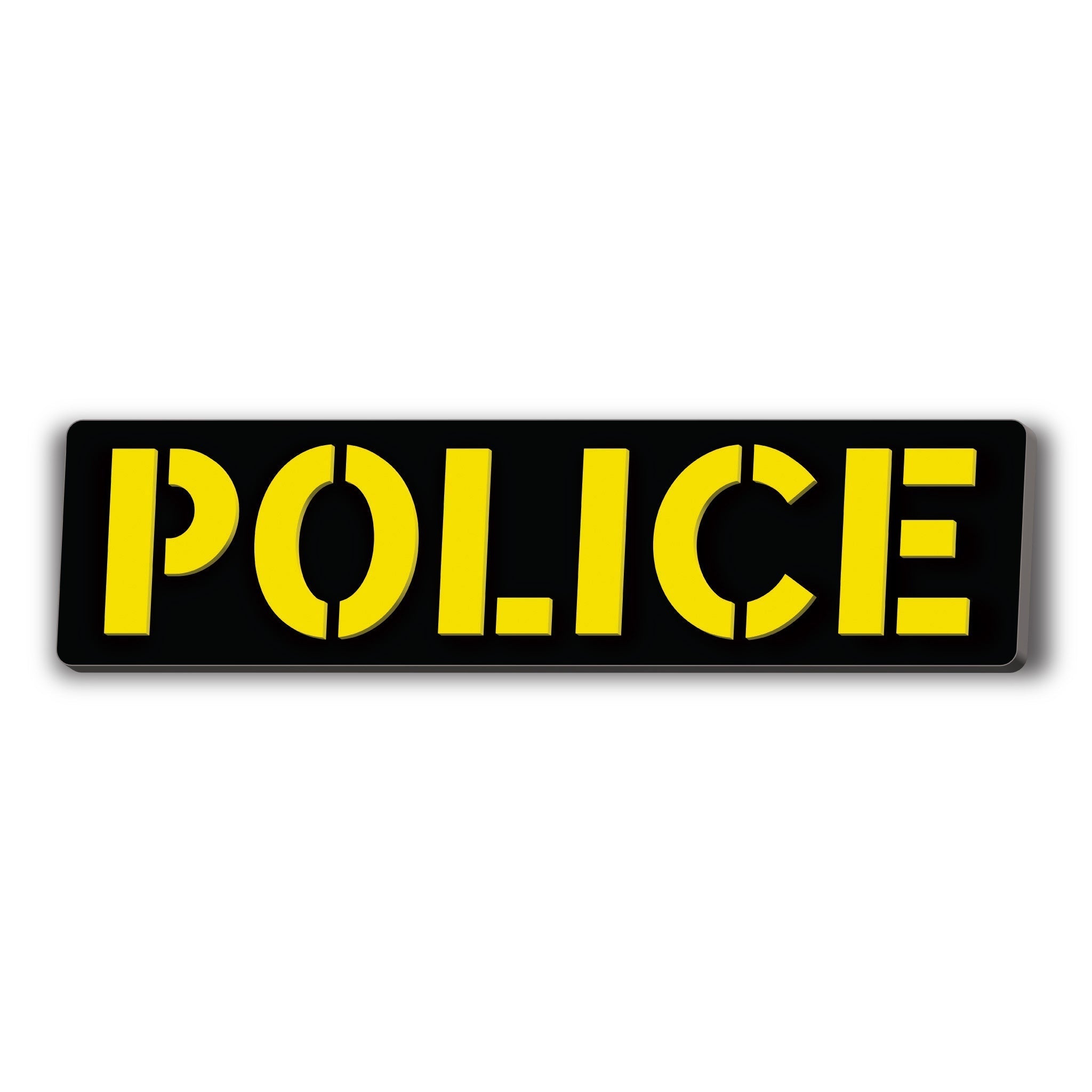 POLICE] Operator PVC Patch [BLK/GLD] | 13 Fifty Apparel