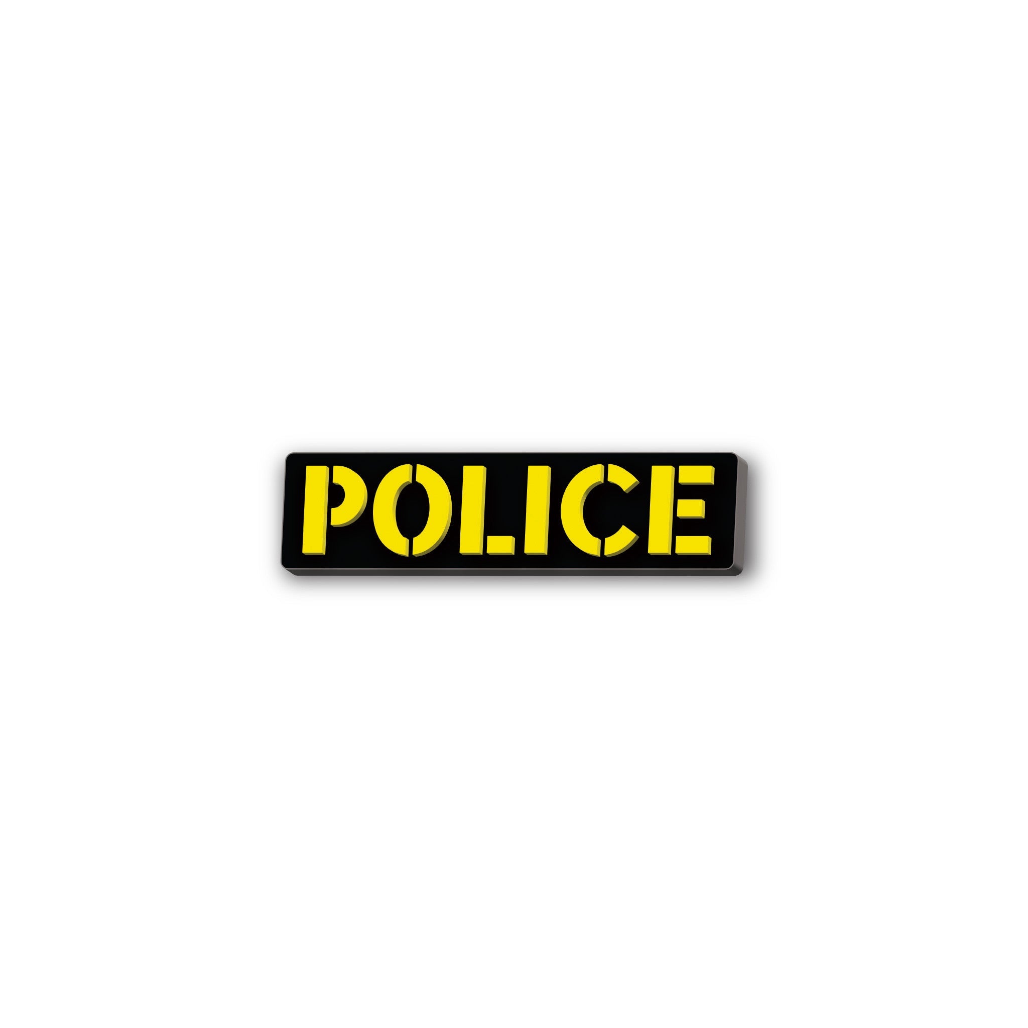 POLICE] Operator PVC Patch [BLK/GLD] | 13 Fifty Apparel