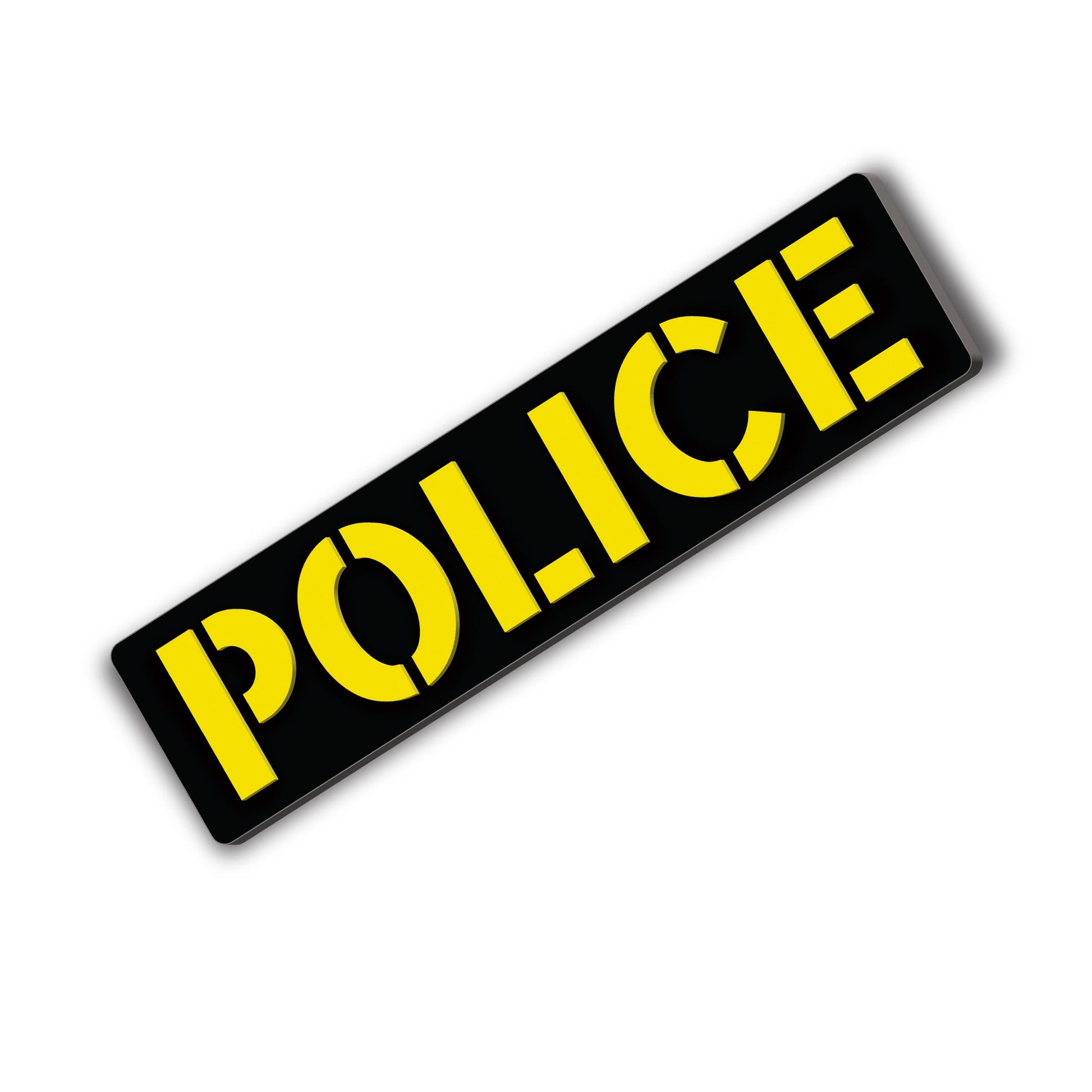 [POLICE] Operator PVC Patch [BLK/GLD]-13 Fifty Apparel