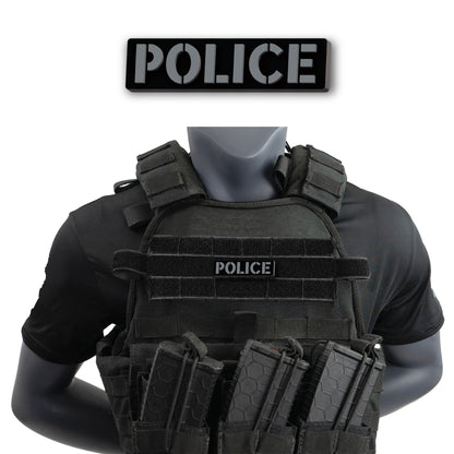 [POLICE] Operator PVC Patch [BLK/GRY]-13 Fifty Apparel