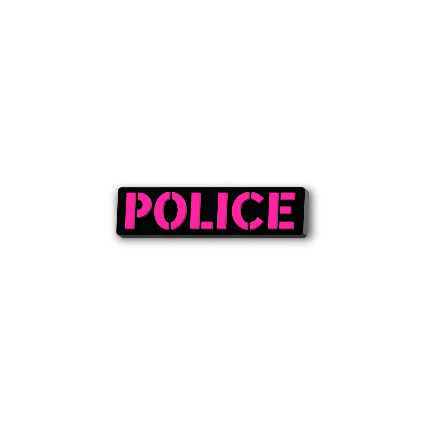 🎁 [POLICE] Operator PVC Patch [BLK/PNK] (100% off)-13 Fifty Apparel