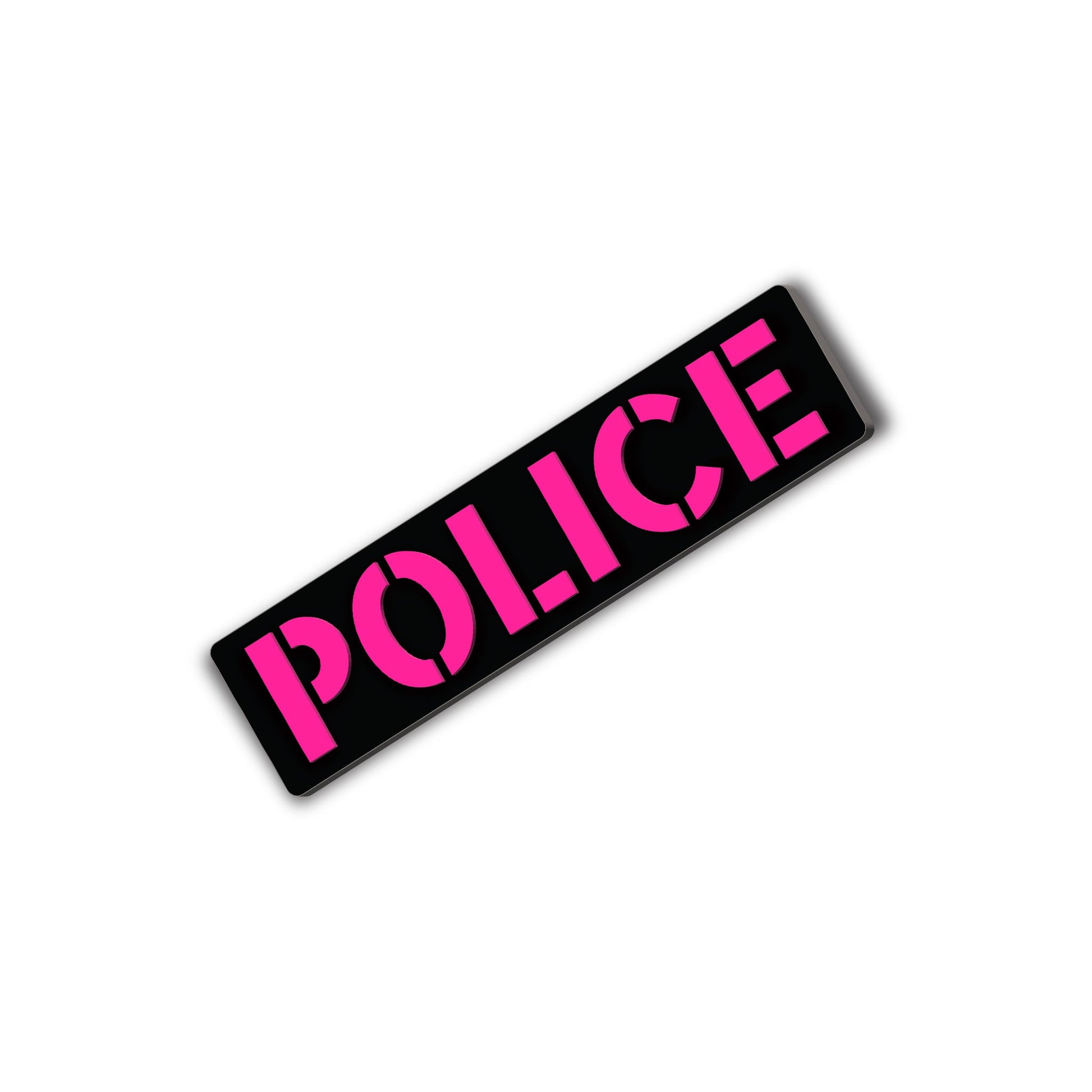 [POLICE] Operator PVC Patch [BLK/PNK]-13 Fifty Apparel