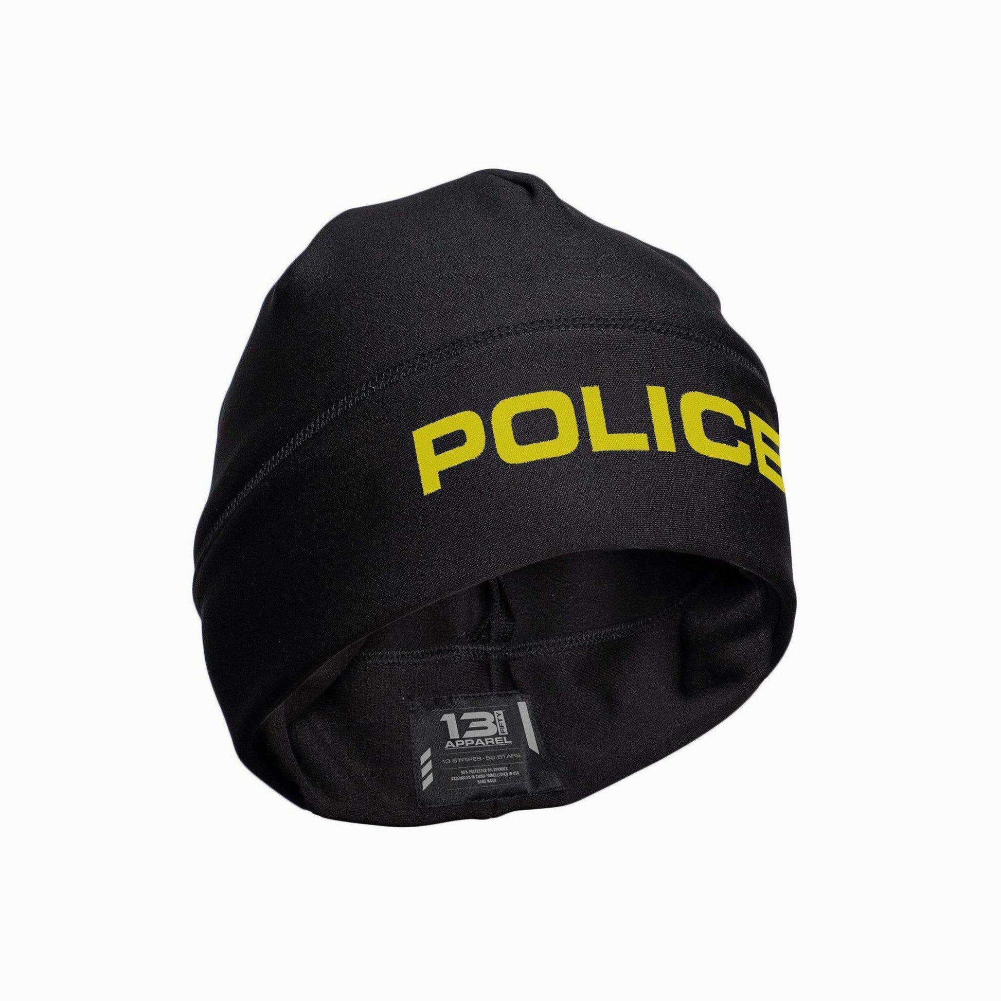 [POLICE] Performance Beanie [BLK/GLD] 13 Fifty Apparel 