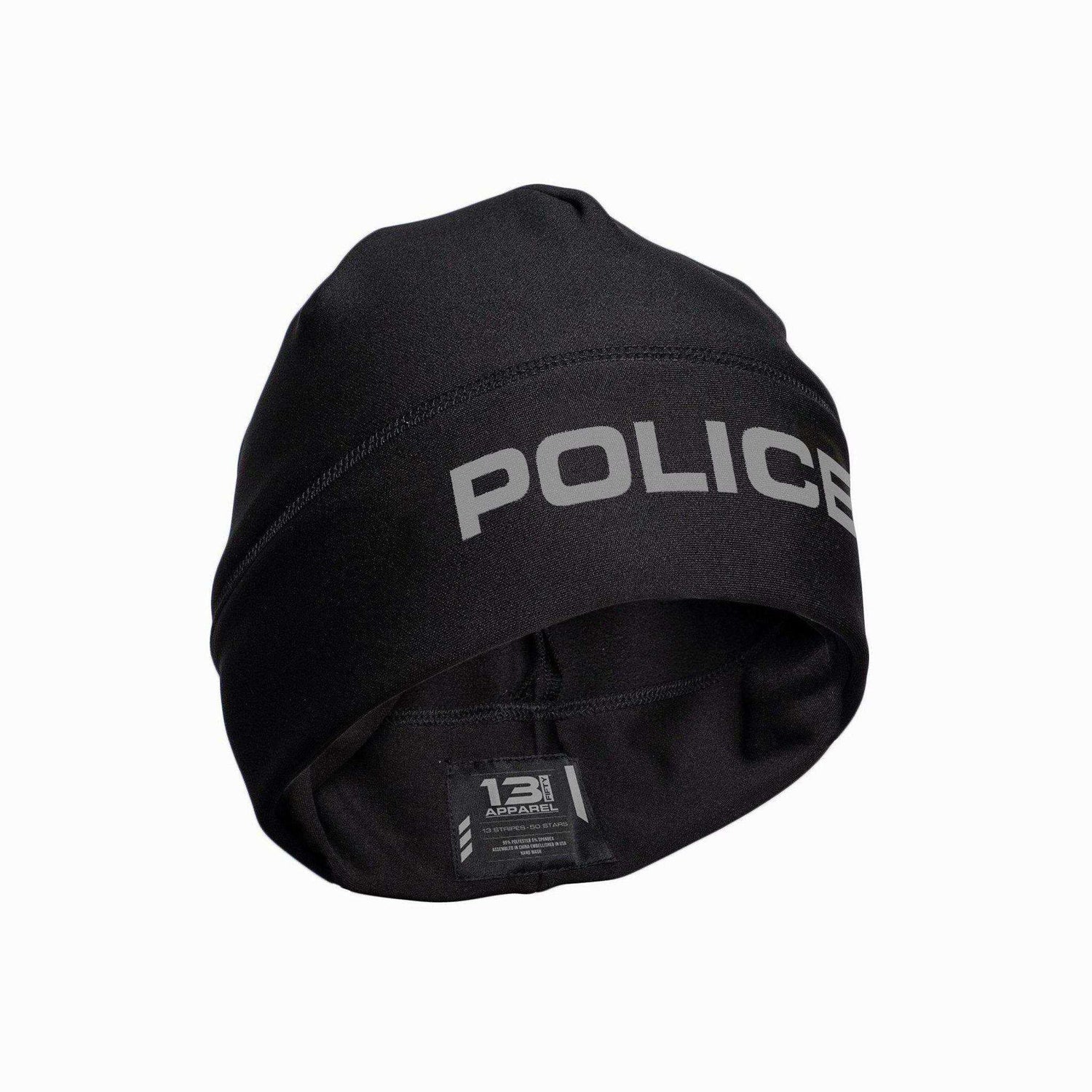 [POLICE] Performance Beanie [BLK/GRY]-13 Fifty Apparel