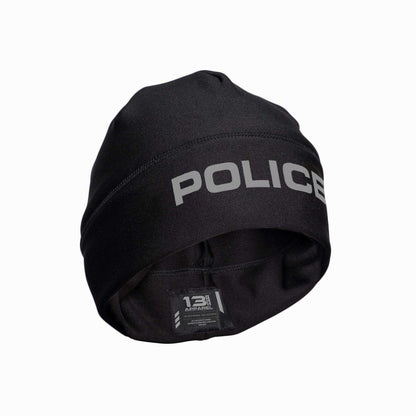[POLICE] Performance Beanie [BLK/GRY] 13 Fifty Apparel 