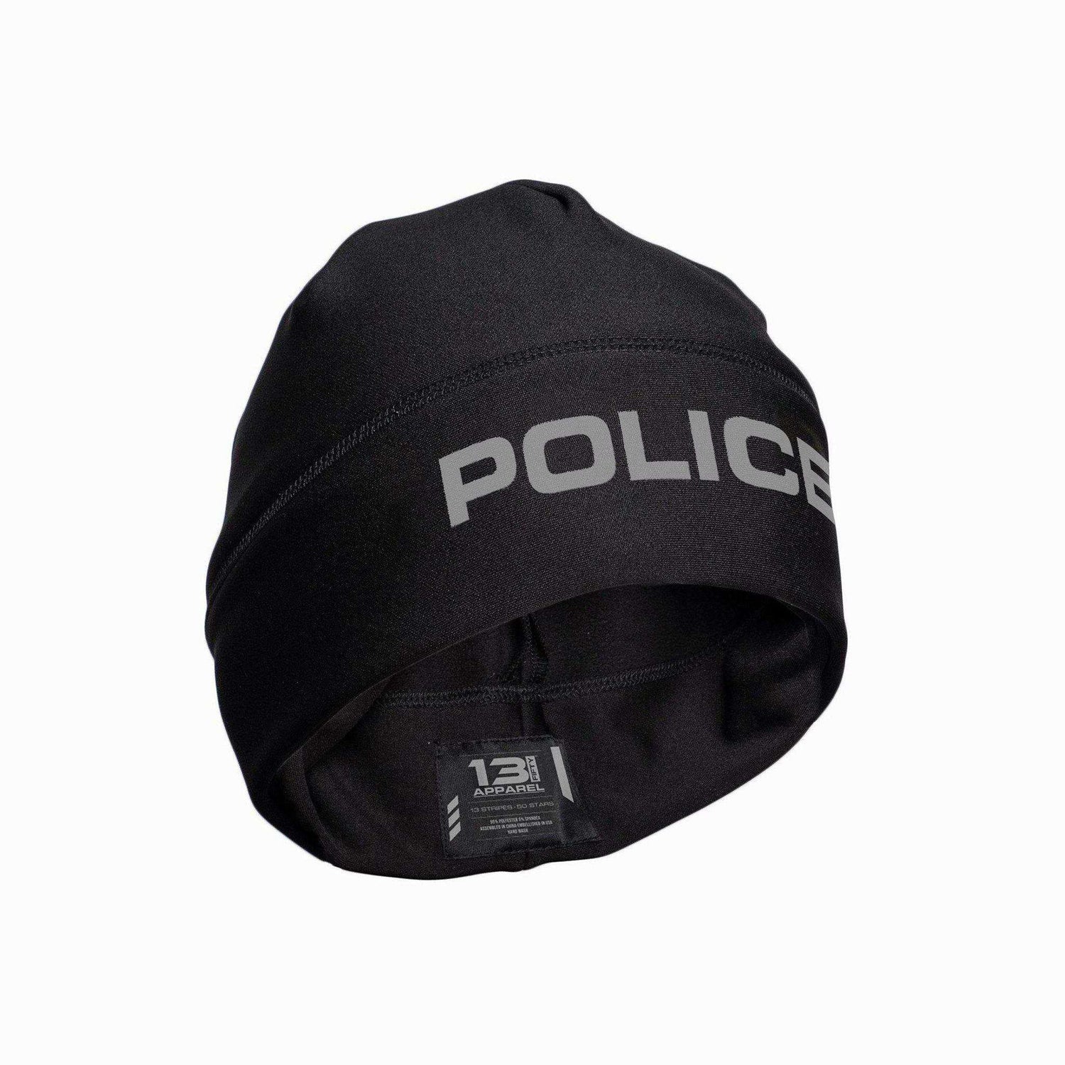 [POLICE] Performance Beanie [BLK/REF]-13 Fifty Apparel